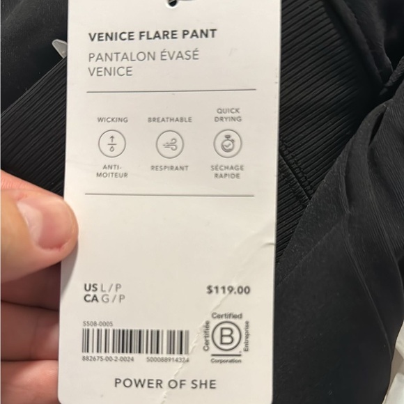 Athleta Venice Flare Pant // Black #882675 - Picture 6 of 16